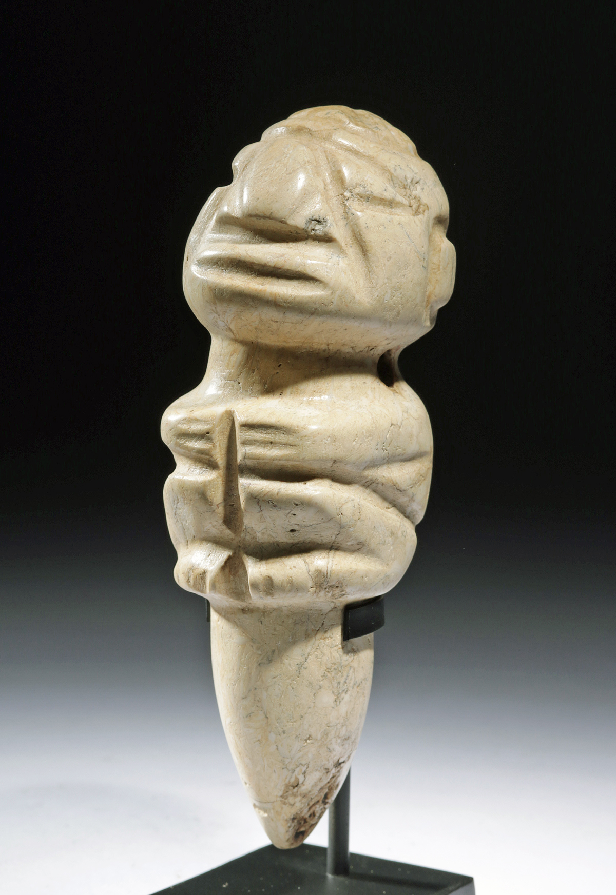 Large Costa Rican Stone Figural Amulet