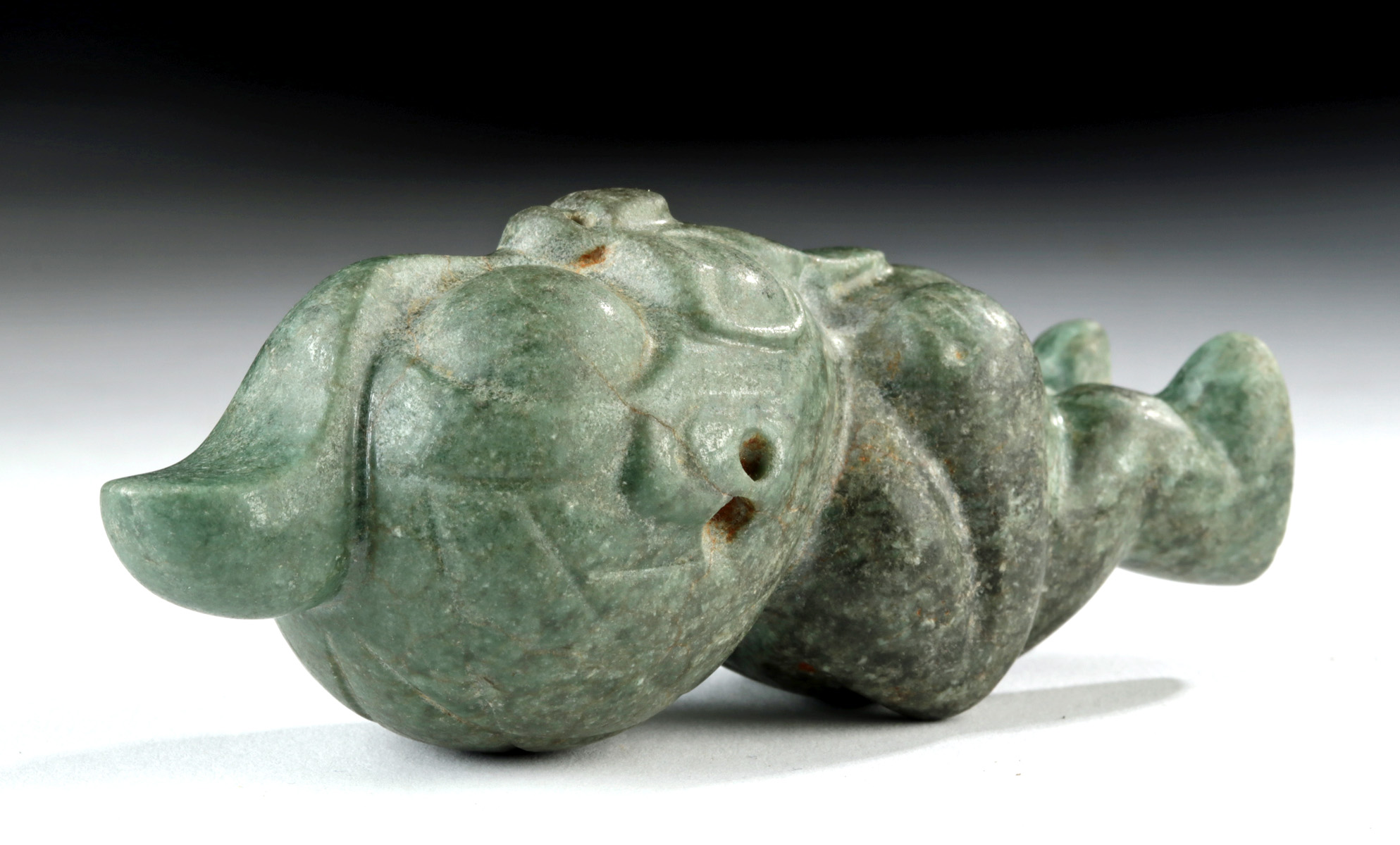 Olmec Jadeite Eagle Transformation Figure - Image 5 of 6