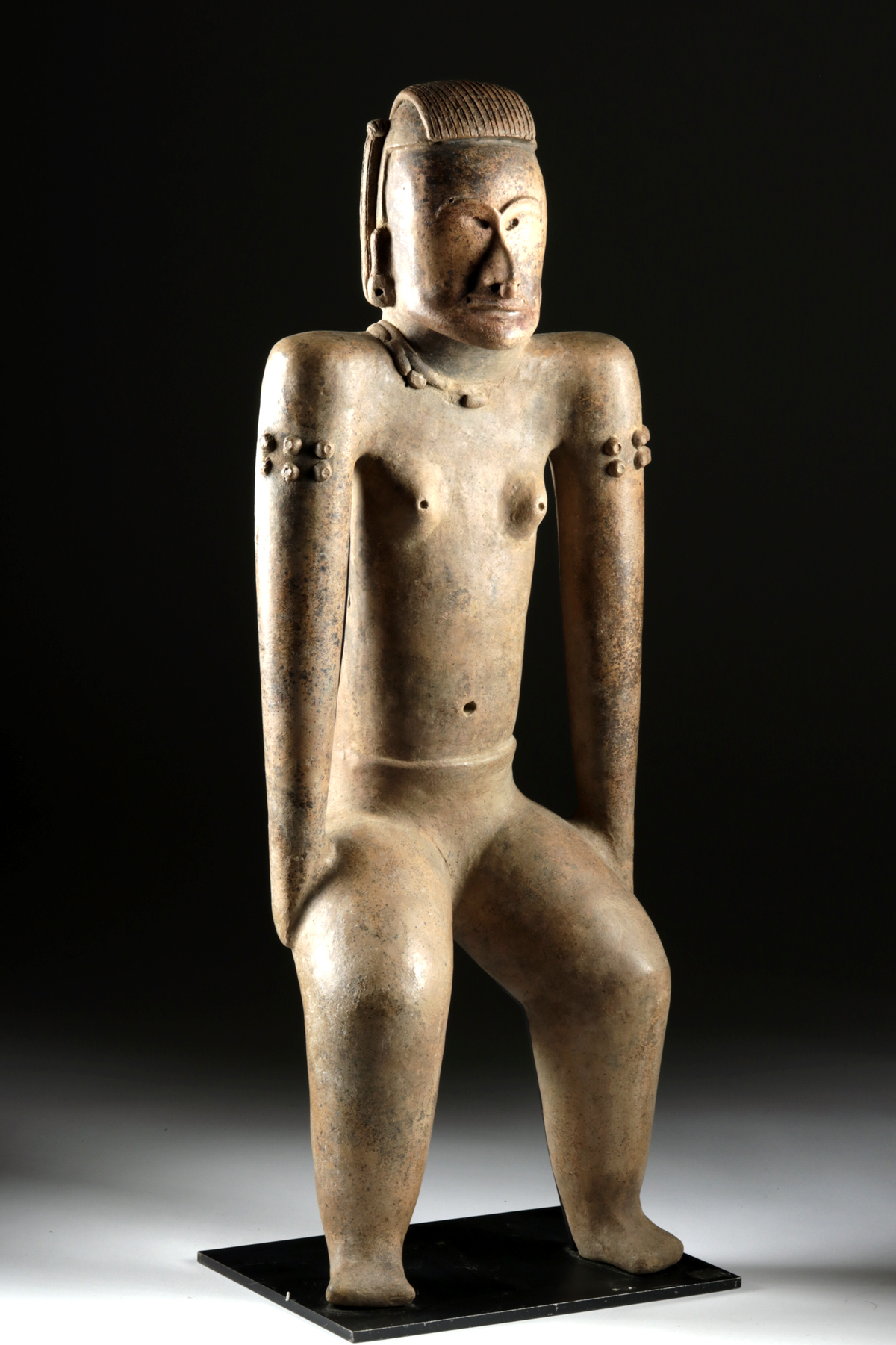 Early Veracruz Remojadas Female Figure - Image 3 of 4