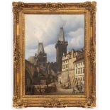 CARL ROBERT CROLL 1800 - 1863: CHARLES BRIDGE WITH THE BRIDGE TOWER Around the mid-19th century