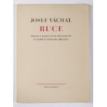 JOSEF VÁCHAL 1884 - 1969: RUCE ("HANDS") 1943 Woodcut on paper 20 x 14,5 cm Signiert auf der