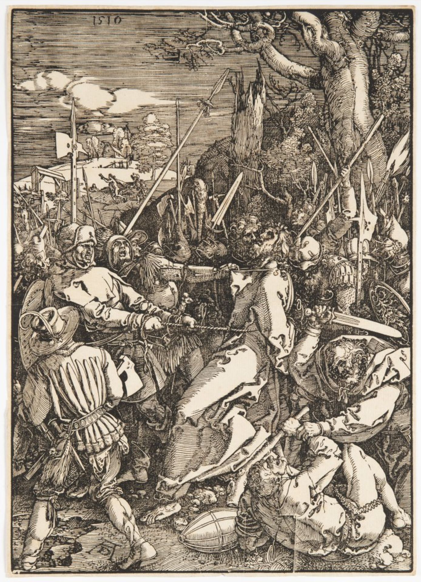 ALBRECHT DÜRER 1471 - 1528: THREE PRINTS FROM A SERIES OF TWELVE ILLUSTRATIONS OF THE PASSION 1510 - Bild 2 aus 3