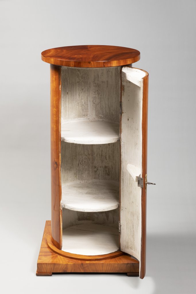 A “SOMNO” NIGHTSTAND FROM THE BIEDERMEIER PERIOD First third of 19th century Bohemia Cherry wood - Image 2 of 2