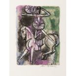 JAN BAUCH 1898 - 1995: CIRCUS – A SET OF 15 PRINTS Second half of 20th century Colored drypoint 42 x