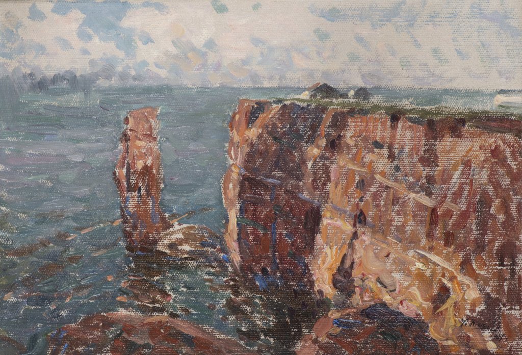 JOSEF KRÁL 1877 - 1914: OIL STUDIES FROM TRAVELS 1907 Oil on canvas, card 16 × 25 cm, 17,5 × 25,5 - Image 2 of 3