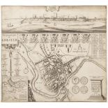VÁCLAV HOLLAR 1607 - 1677: CHESTER 1653 Etching, paper 25 x 28 cm An original etching from 1653. Two