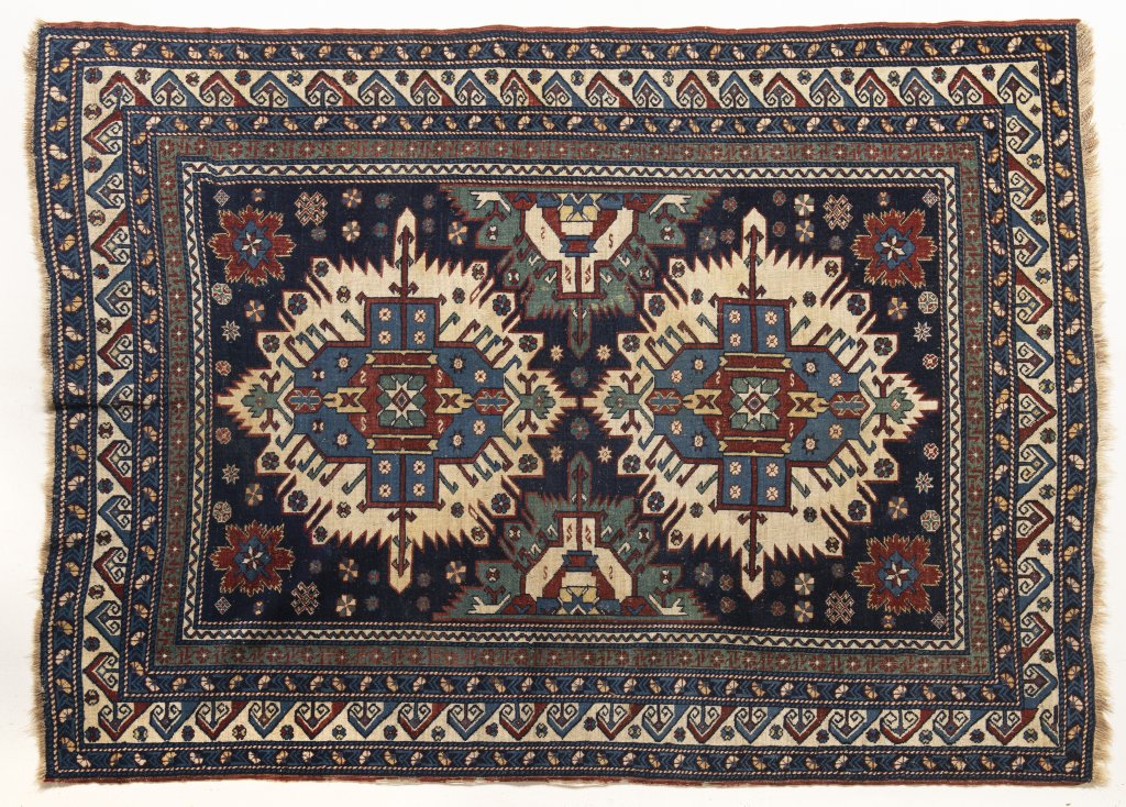 A CAUCASIAN RUG Second half of 19th century 175 x 137 cm Eastern Caucasus, territory of what is