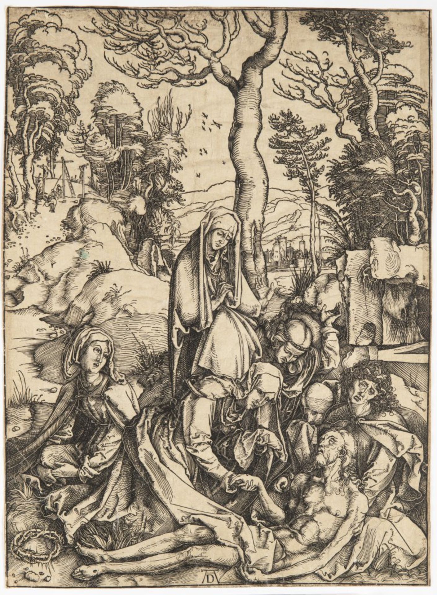 ALBRECHT DÜRER 1471 - 1528: THREE PRINTS FROM A SERIES OF TWELVE ILLUSTRATIONS OF THE PASSION 1510 - Bild 3 aus 3