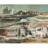 SYDNEY GOLDBLATT (1919 - 1979), MEDITERRANEAN LANDSCAPE, oil on board, signed, 49cm by 59cm.