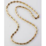 A 9CT YELLOW GOLD NECKLACE, the anchor marner chain with a lobster clasp, 58cm (length), 17.3g.