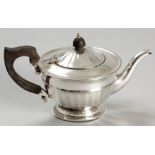 A VICTORIAN SILVER TEAPOT, LONDON 1849, W & M, RETAILED BY LAMBERT & RAWLINGS, COVENTRY STREET,