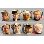 A COLLECTION OF FOUR ROYAL DOULTON "THE ANTAGONIST" COLLECTION TOBY JUGS, comprising: * The Battle