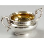 A VICTORIAN SILVER SUGAR BASIN, LONDON 1849, W.M., retailed by Lambert & Rawlings, Coventry