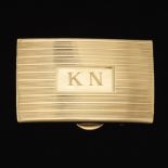 Art Deco Gold Belt Buckle