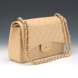 Chanel Beige Caviar Leather Jumbo Double Flap, 2016