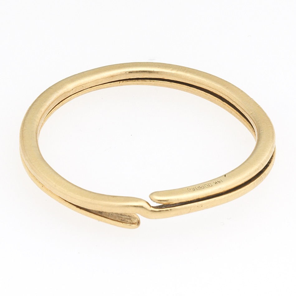 Vintage Gold Key Ring - Image 2 of 5