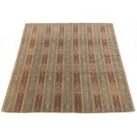 Fine Tibetan/French Savonnerie Hand-Knotted Square Carpet