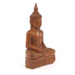Carved Wood Buddha