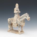 Ming Dynasty Style Terracotta Horse and Rider