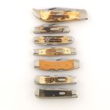 Case XX Pocket Knives, Group of 7