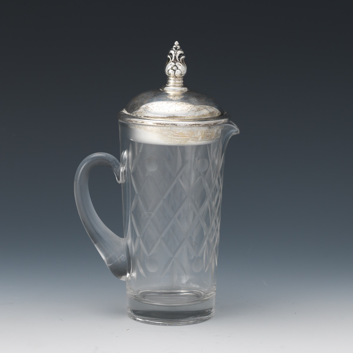 International Sterling "Royal Danish" Pitcher and Spoon - Image 3 of 7