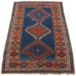 Antique Very Fine Hand Knotted Caucasian Kazak Carpet, ca. 1890-1900
