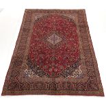 Fine Semi-Antique Hand Knotted Kashan Carpet