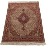 Extra Fine Semi-Antique Hand Knotted Tabriz Silk and Wool Carpet