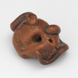 Japanese Netsuke of a Skull