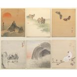 Collection of Six Japanese Paintings