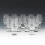 Eleven Moser Clear Glasses