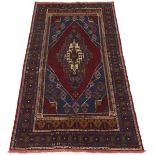 Fine Near Antique Hand Knotted Turkish Vilage Carpet, ca. 1950's