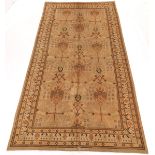 Very Fine Semi-Antique Hand Knotted Oushak Carpet