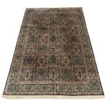 Very Fine Hand Knotted Kashmir Qum Panel Carpet