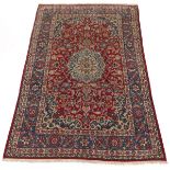 Very Fine Semi-Antique Hand Knotted Isfahan Carpet