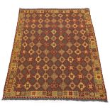 Fine Semi-Antique Hand Knotted Soumak Carpet