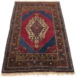 Fine Semi-Antique Hand Knotted Millas Carpet