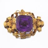Victorian Gold and Amethyst Pin/Brooch