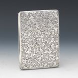 Japanese 950 Sterling Silver Cigarette Case