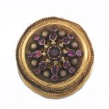 Victorian Gold and Amethyst Brooch