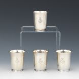 Tiffany Sterling Silver Julep Cups, Set of Four