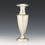 Lebkuecher Sterling Silver Vase, Retailed by F. Walter Lawrence