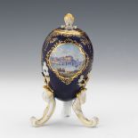 Meissen Porcelain Baroque Style Easter Egg, ca. 1824-1925