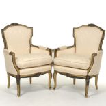 Pair of French Bergere Chairs