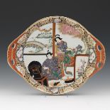 Japanese Imari Porcelain Platter with Handles