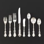 Gorham Sterling Silver Tableware, Extended Service for Eight, "Strasbourg" Pattern, dated 1897