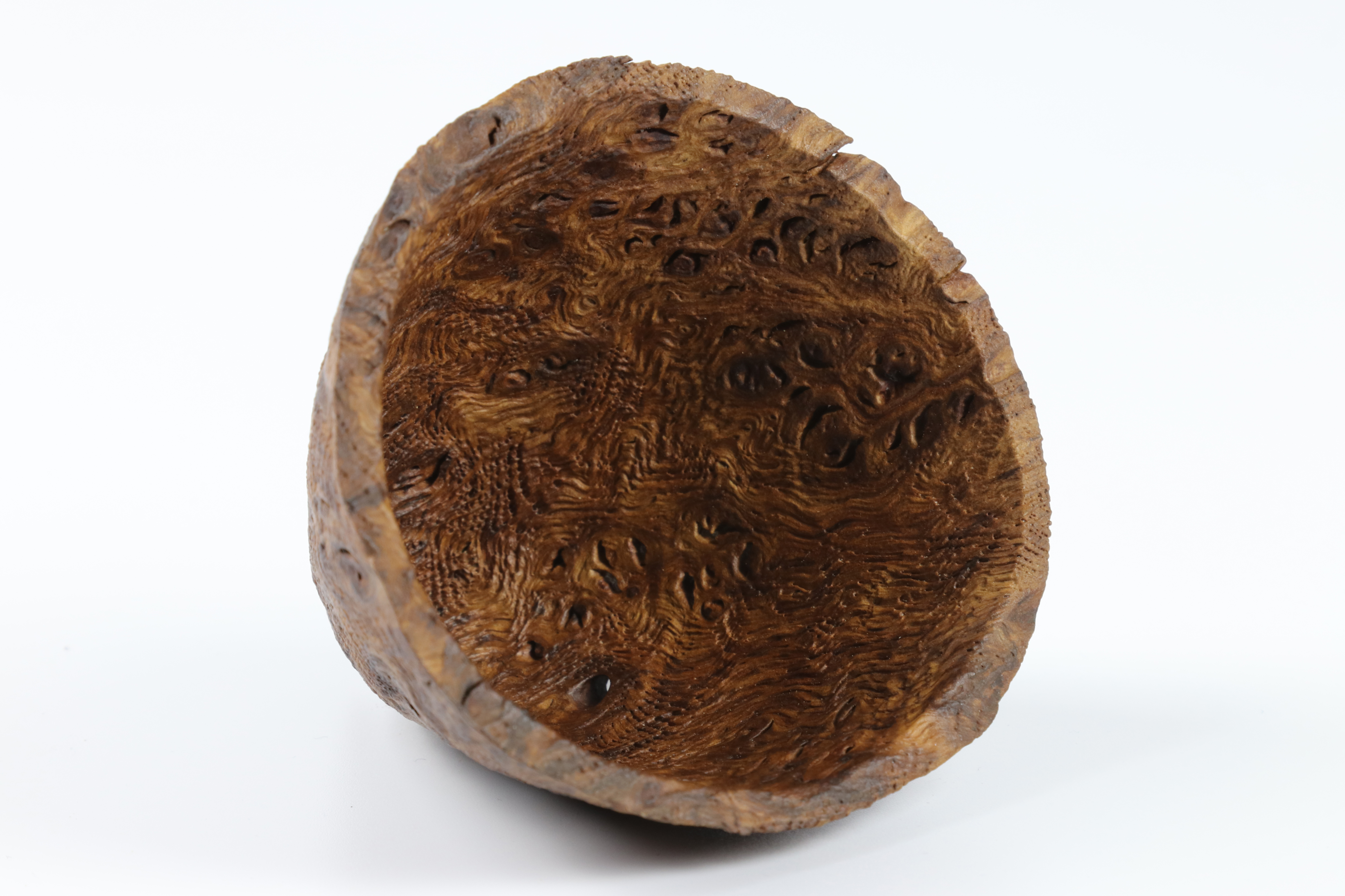 Pascal Oudet (France) burr oak textured cone 8x10cm. Not signed - Image 2 of 3