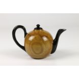 Michael Gibson (USA) ash teapot 11x17cm. Signed