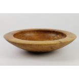 Nick Agar (UK) burr elm bowl 7x33cm. Signed