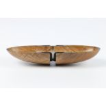 Rolly Munro (New Zealand) ash reconstructed bowl 3x18cm. Signed